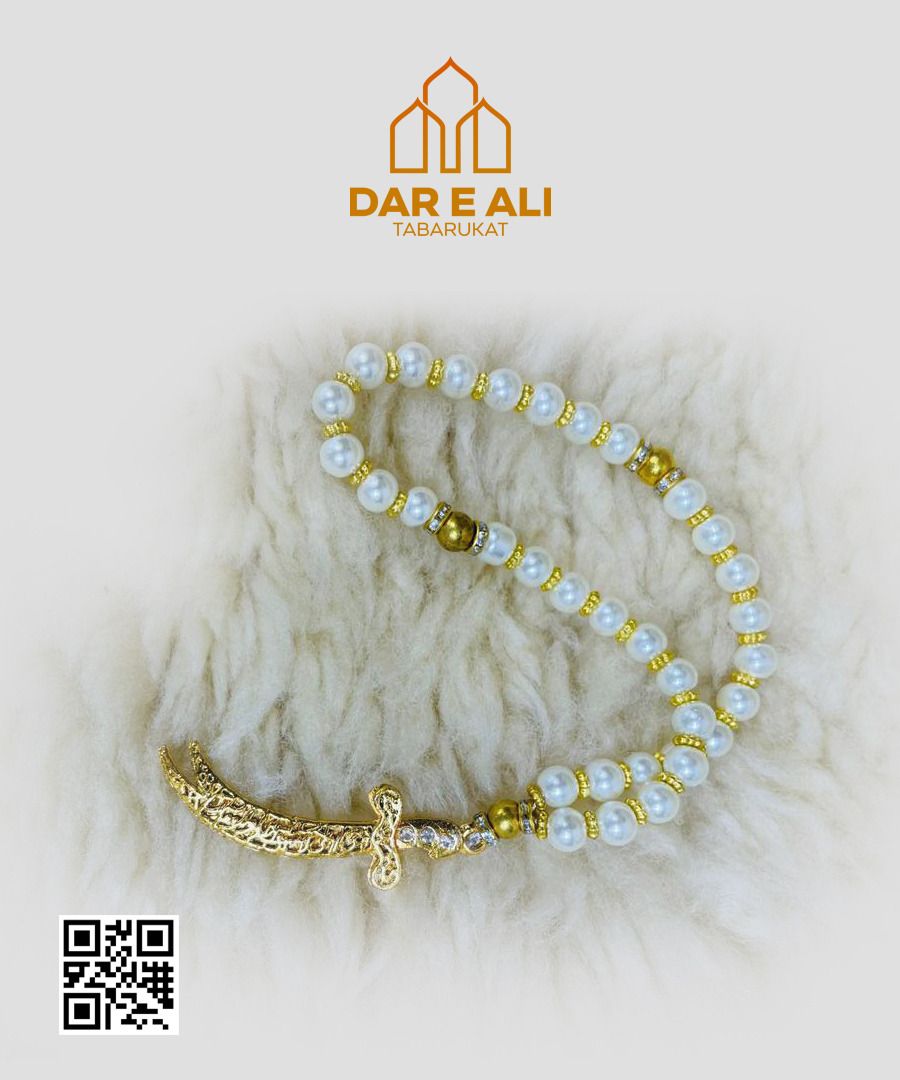 Tasbih White Pearl Zulfiqar