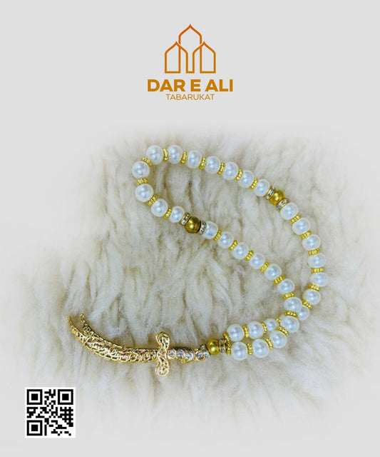 Tasbih White Pearl Zulfiqar